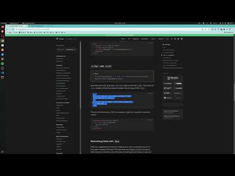 Reading the new VueJs.org docs LIVE! - Part 8 - List Rendering