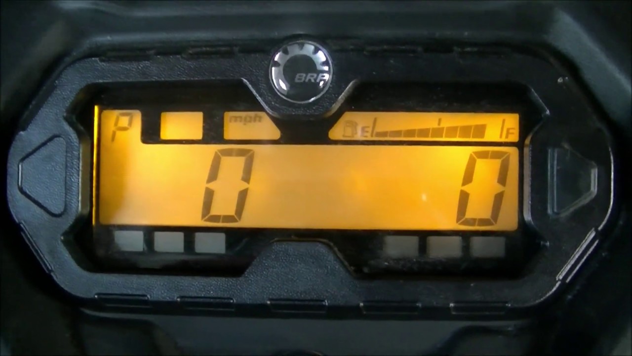 Can Am - How to switch to Combined Speed and RPM on Your Gauge