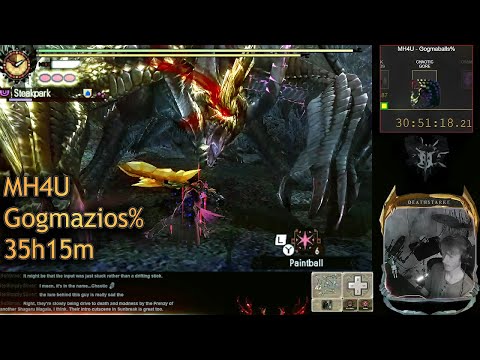 MH4U Any% / Gogmazios% Speedrun by Deathstarke (35h15m IGT)