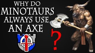 What medieval weapons would a Minotaur use in real life? FANTASY RE-ARMED
