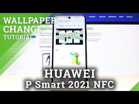 How to Change Wallpaper in HUAWEI P Smart 2021 NFC – Desktop Update