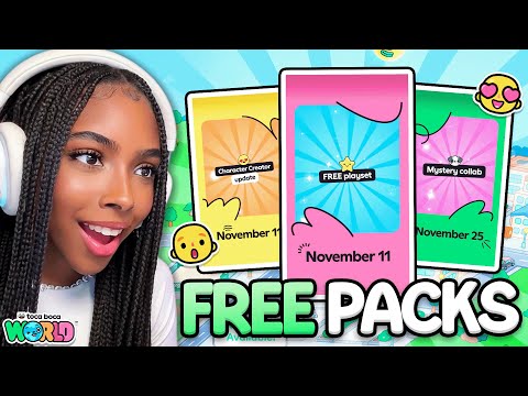 NEW FREE PACKS Coming To Toca Life World 😱 | Toca Life World