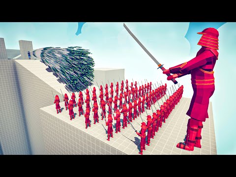 100x SAMURAI & GIANT vs EVERY GOD - Totally Accurate Battle Simulator TABS