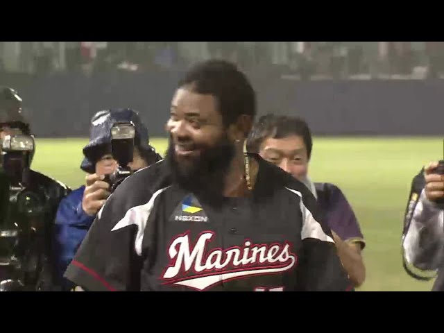 マリーンズ・ナバーロ選手ヒーローインタビュー 2016/6/24 L-M