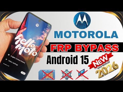 All Moto FRP Bypass Android 15 | Motorola Android 15 FRP Unlock  Without PC 2026