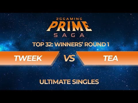 Tweek vs Tea - Ultimate Singles Top 32: Winners Round 1 - Prime Saga | Young Link, Wolf vs Pac Man