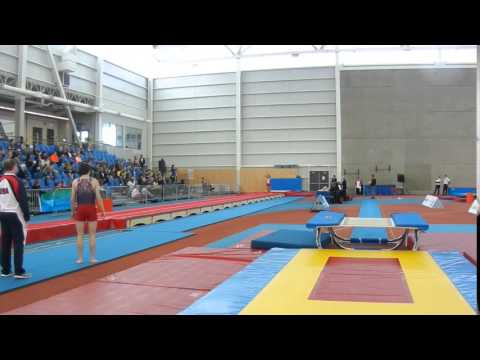CAN Cup 2016 Brandon Krzynefski USA 1st pass Tumbling
