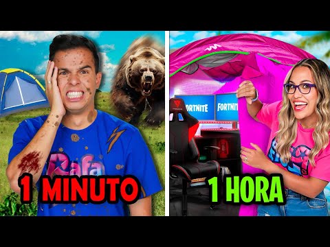 ACAMPAMENTO DE 1 MINUTO, 10 MINUTOS OU 1 HORA! - EXTREMO