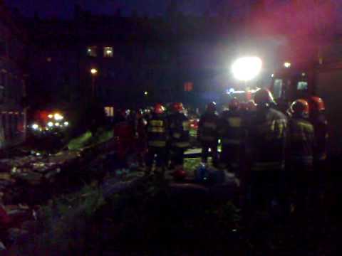 Wybuch gazu w Siemianowicach Śl. przy ul. Grabowej (22.05.2010)