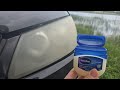 Restore Your Old Headlights To NEW In 1 Minute With Vaseline You Won T Believe It