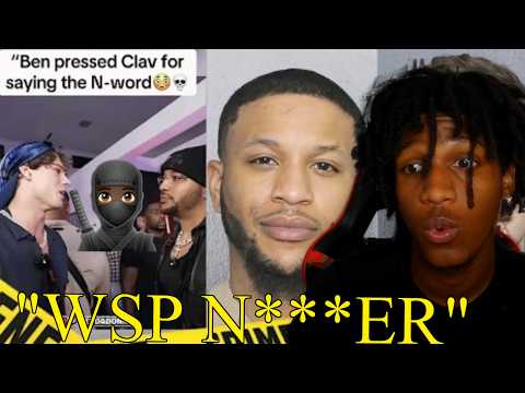 Bendadon Pressed Clav For Calling Him The N Word. (GONE WRONG) Reacting To Clavicular And Ben BEEF.
