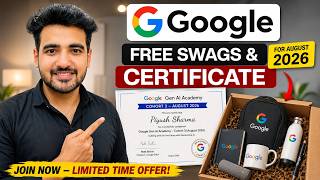 Free Google Swags & Certificates for Everyone! Google Cloud Gen AI Aca