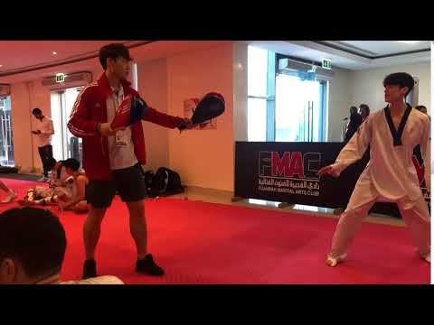 Lee Dae-Hoon with Kim Tae Hun #KOREATaekwondo Training World Champion - Road to Manchester 2019