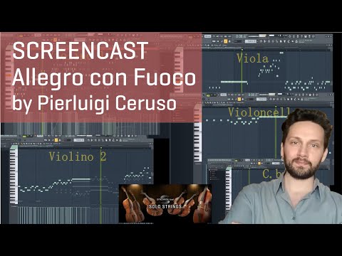 SCREENCAST: SYNCHRON-ized Solo Strings - Allegro con Fuoco, by Pierluigi Ceruso