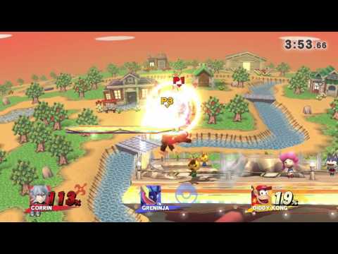 Smash4 [Lag] Ringo (Corrin) VS Zurplox (Diddy Kong)