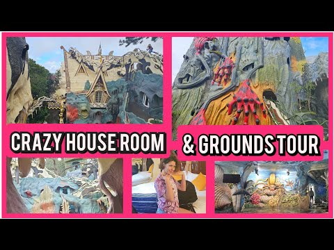 🇻🇳 We Stayed at Da Lat's Infamous Crazy House! Tiger Room and Grounds Tour!