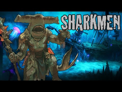 SHARKMEN of STROMFELS - Underwater Battle at the Wreck of the Siren's Gaze - Total War Warhammer 2