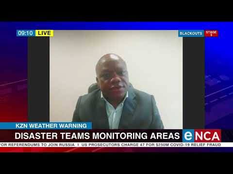KZN Weather Warning COGTA MEC speaks on weather warning