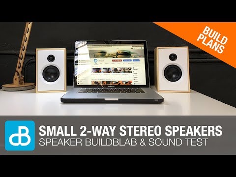 Small 2-Way Stereo Speaker - SOUND DEMO - by SoundBlab