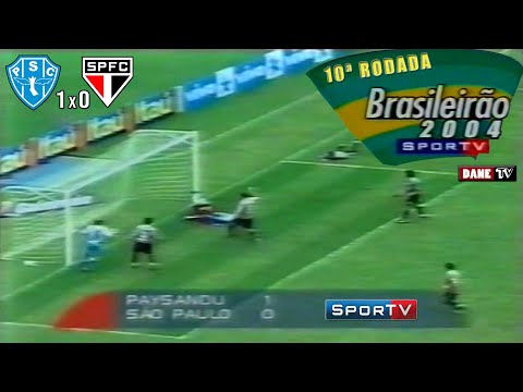 Brasileirão 2004 - Paysandu 1x0 São Paulo