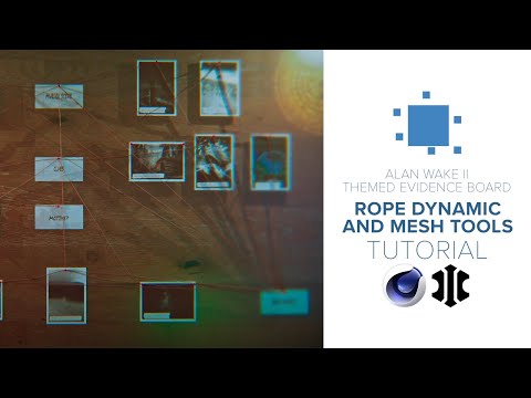 Rope Dynamics and Insydium Mesh Tools in Cinema 4D