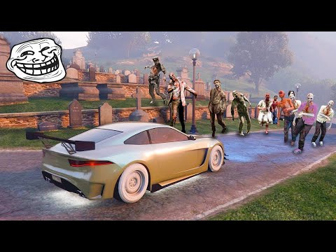 CARRERA TROLL! CUIDADO CON LOS ZOMBIES! - GTA V ONLINE