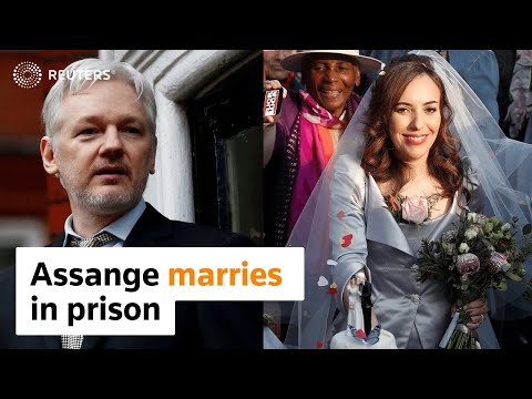 WikiLeaks founder Julian Assange marries at Belmarsh prison