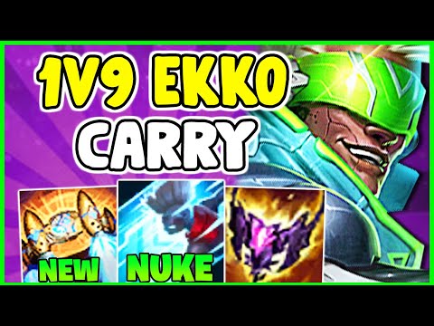HOW TO PLAY ARCANE EKKO MID & SOLO CARRY IN SEASON 12 | Ekko Guide S12 - League Of Legends