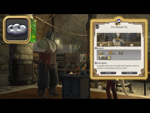 QQ - FFXIV - Culinarian Level 15 - On A Skewer Tip