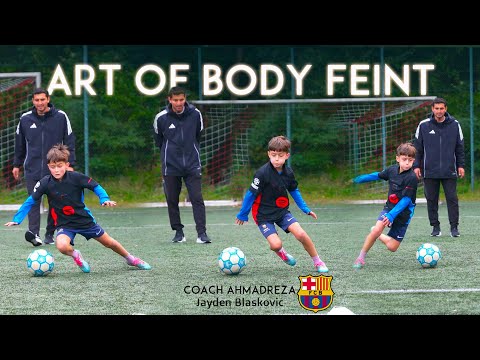 The Art of Body Feint by Coach Ahmadreza | 11-Year-Old Barcelona Academy Player