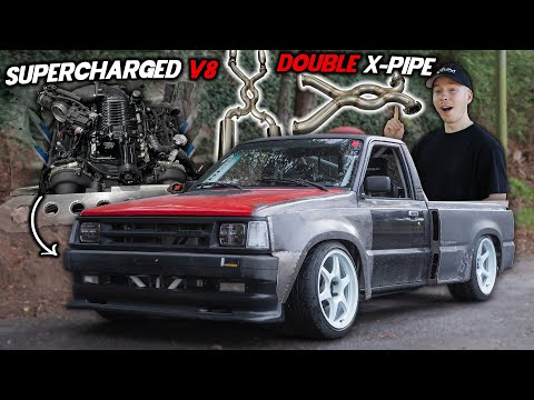 Fabricating A Unique & Intricate Exhaust For My Supercharged V8 Drift Truck!