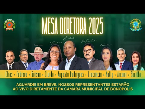 Sessão extraordinária da Câmara Municipal de Bonópolis | 12-12-2025