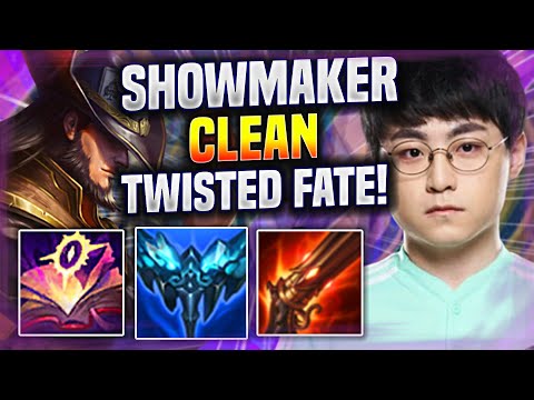*RANK 1* SHOWMAKER IS SO CLEAN WITH TF! - DK ShowMaker Plays Twisted Fate Mid vs Ahri! | Season 2022