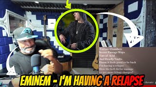 Eminem - I&#39;m Having A Relapse Lyrics - Producer Reaction