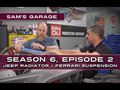 Sam's Garage S6, E2 - Jeep TJ Rock Crawler Radiator / Ferrari GTO Front Suspension / LS3 Bottom End