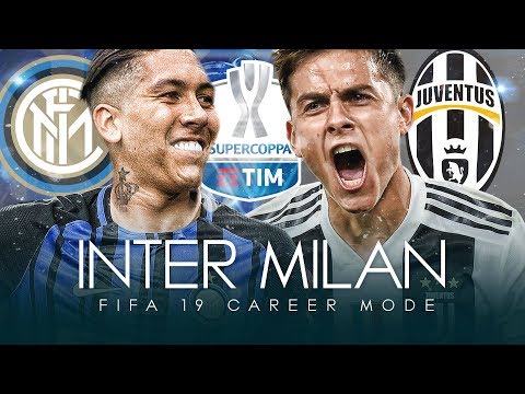 FIFA 19 Inter Milan Career Mode 🔵⚫ | S2 EP2 | Supercoppa Season Opener vs Juventus ⚫⚪