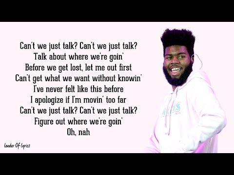 Khalid - TALK (Lyrics)