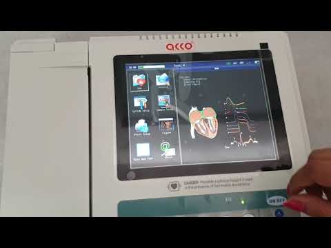 ECG1200G Contec ECG Machine 12 Channel with 8 Inch Touch Screen