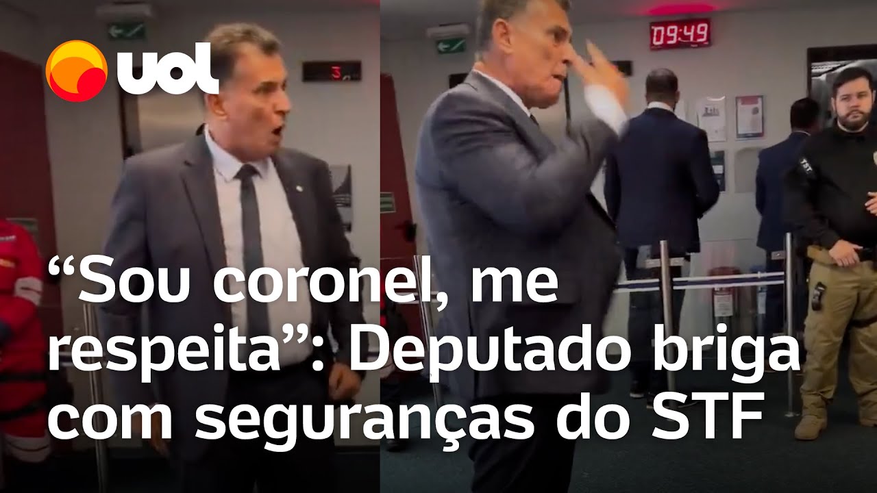 Deputado bolsonarista briga no STF após chegar atrasado em julgamento: 'Sou coronel, me respeita'