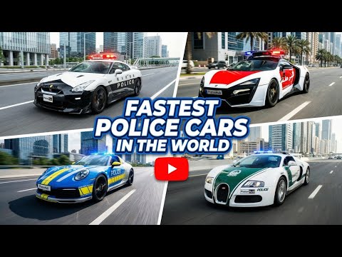 Dubai Police Supercars vs The World 🚔🔥 | Fastest Police Cars Ranked