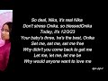 Nicki Minaj Are You Gone Already LYRICS