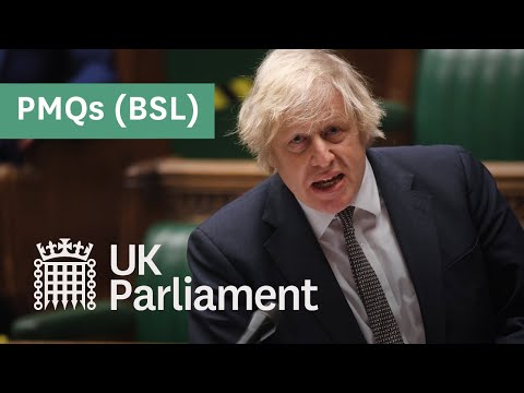 Prime Minister's Questions with British Sign Language (BSL) - 14 April 2021