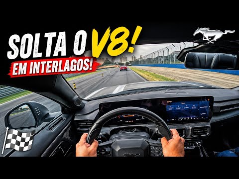 ANDEI DE FORD MUSTANG GT EM INTERLAGOS!! 🏁🤯
