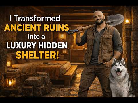 I Transformed Ancient Ruins Into a Luxury Hidden Shelter!
