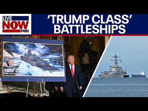 Trump unveils Navy battleship plan as Venezuela tensions flare