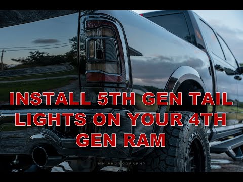 5th Gen Ram Tail Lights for 4th Gens!
