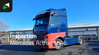Mercedes-Benz Actros 1846 4X2 Bigspace Retarder Mirrorcam Navi truck tractor | Image 4 - Autoline