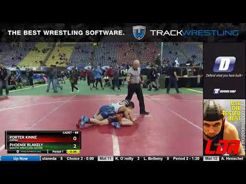 Cadet 88 Phoenix Blakely Dakota Wrestling Nation Vs Porter Kinne Empire