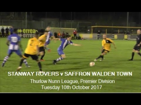 Stanway Rovers v Saffron Walden Town. Season 2017-18
