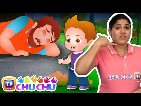 पार्क में एक आदमी (Man In The Park) - ChuChu TV Hindi ISL Stories for Kids